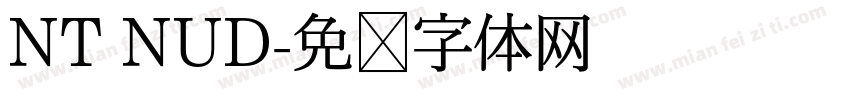 NT NUD字体转换